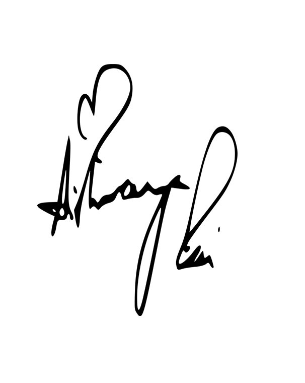 Aishwarya Rai Bachchan's Signature
