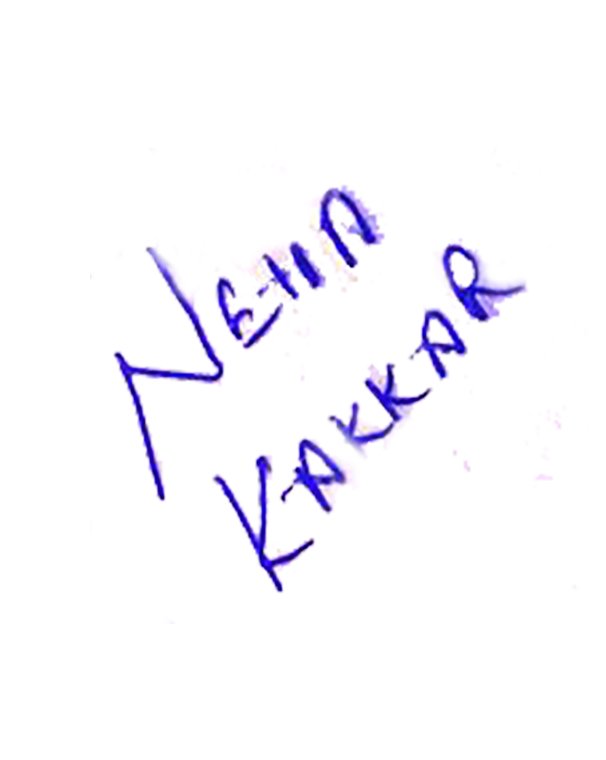 Neha Kakkar's Signature