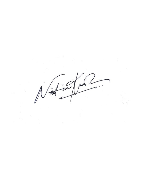 Nithiin's Signature