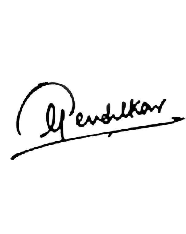 Sachin tendulkar's Signature