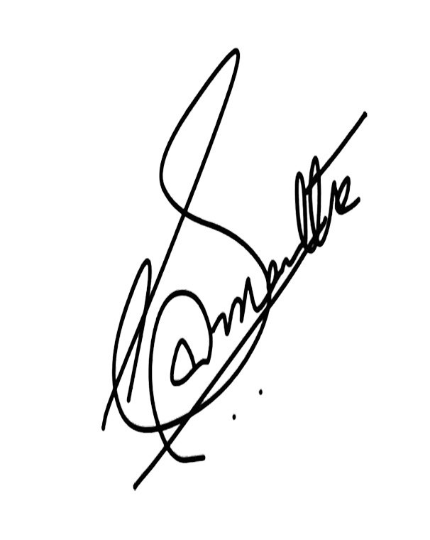 Samantha Akkineni's Signature