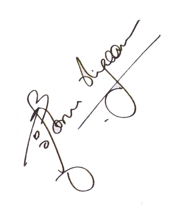 Sonu Nigam's Signature