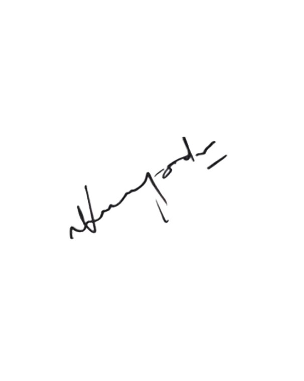 Umesh Yadav's Signature