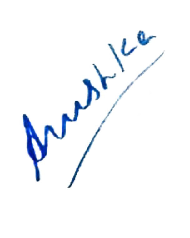Anushka Shetty's Signature