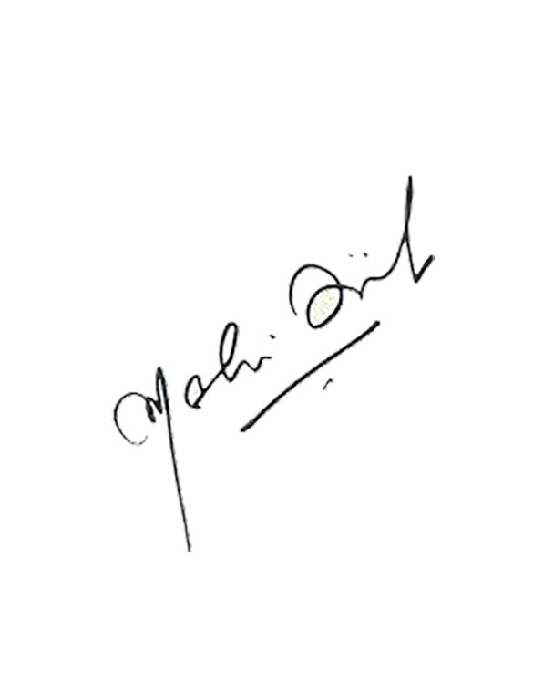 Madhuri Dixit's Signature
