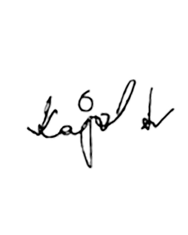 Kajol's Signature