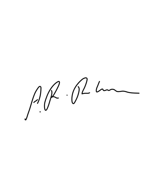 A. R. Rahman's Signature
