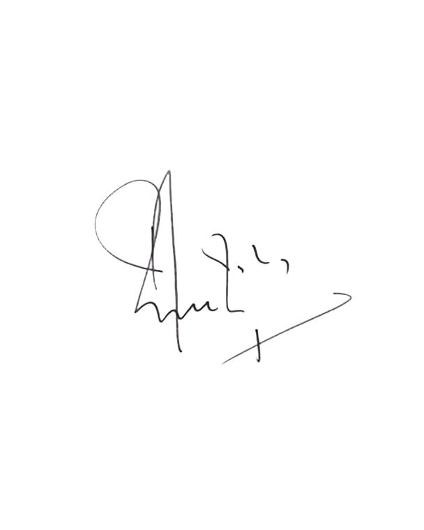 Anil Kapoor's Signature