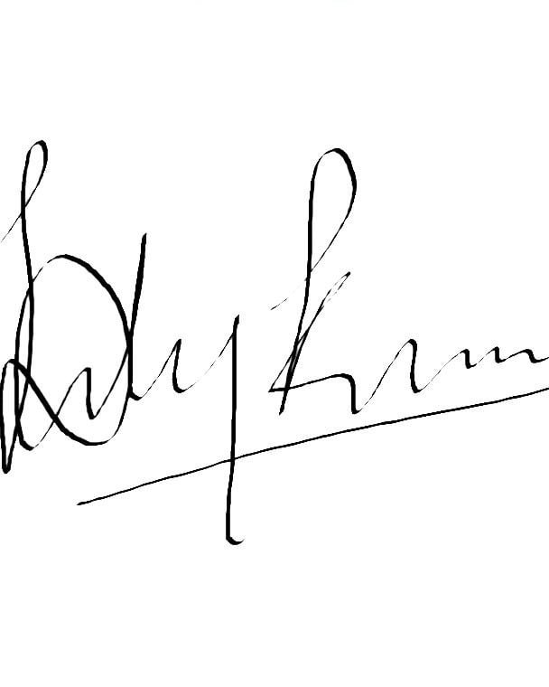 Dilip Kumars Signature