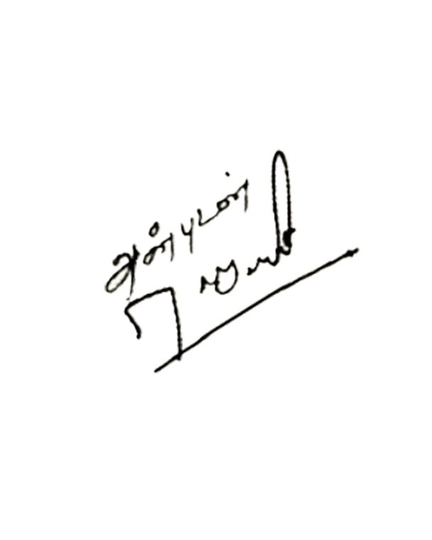 Rajinikanth's Signature