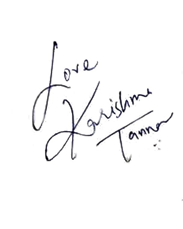 Karishma Tanna's Signature